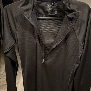 Patagonia Black Capilene Midweight Quarter-Zip Base Layer